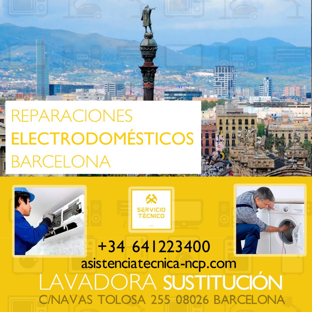 Reparación electrodomésticos Barcelona, todas las marcas COLON RAMBLAS